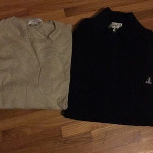 Fairway &Greene1/4 zip + sweater